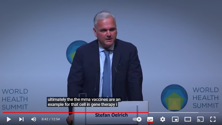 Opening Ceremony World Health Summit 2021, Speech Stefan Oelrich